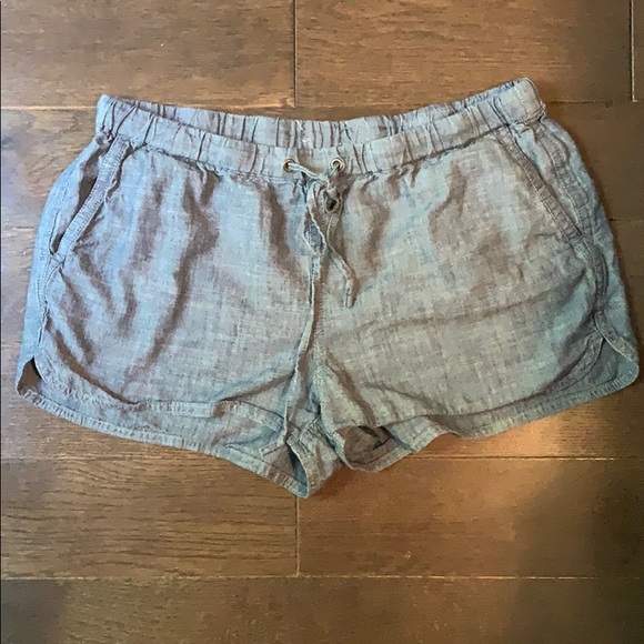 J.Crew Chambray Drawstring Shorts Small - Picture 3 of 5